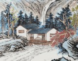張春奇 四尺《青山隱隱水迢迢》徐悲鴻紀念館藝術中心理事（詢價）