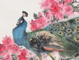 向士平 四尺《漫山紅遍》三峽大學(xué)藝術(shù)學(xué)院教授