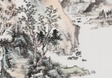 曹寶峪三尺《閑云出岫圖》
