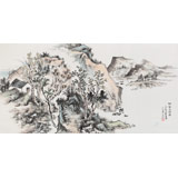 曹寶峪三尺《閑云出岫圖》