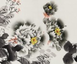 王寶欽四尺《清香》當(dāng)代花鳥(niǎo)牡丹畫(huà)名家（詢價(jià)）