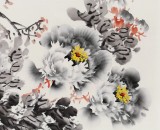 王寶欽 精品四尺斗方水墨牡丹圖《清香》當代花鳥牡丹畫名家（詢價）