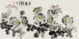王寶欽四尺《清香》當(dāng)代花鳥(niǎo)牡丹畫(huà)名家（詢價(jià)）