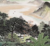 何華賢 小六尺山水 《江山平遠》 潁淮書畫名家