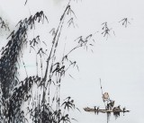 北京美協(xié)張春奇 四尺斗方《漁歌》（詢價）