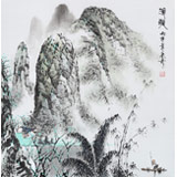 北京美協(xié)張春奇 四尺斗方《漁歌》（詢價(jià)）