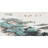 張春奇 四尺《洞庭新綠》徐悲鴻紀(jì)念館藝術(shù)中心理事