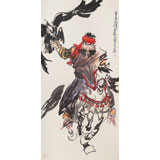 【已售】國家一級美術師王永剛 四尺《草原風情》(詢價)