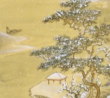 【已售】何實 四條屏《四時山水》吉林著名山水畫家