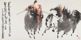 國家一級美術師王永剛 四尺《紅鬃烈馬》(詢價)