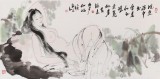 李立辰三尺《姹紫浴中出》河北著名仕女畫家（詢價）