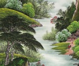 【已售】吳東四尺聚寶盆山水畫(huà)《聚寶盆》