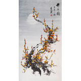 何華賢 三尺《報春圖》 潁淮書畫名家
