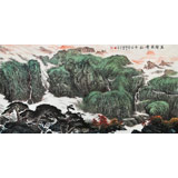 【已售】向士平 四尺《萬壑泉聲松外來》三峽大學藝術學院教授