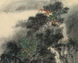 【已售】何實(shí) 四尺三開《雨后山村披玉帶》吉林著名山水畫家