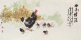 王向陽(yáng) 四尺《母子情深》 當(dāng)代著名畫(huà)家（詢價(jià)）