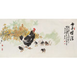 王向陽(yáng) 四尺《母子情深》 當(dāng)代著名畫(huà)家（詢價(jià)）