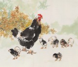 王向陽(yáng) 四尺《母子情深》 當(dāng)代著名畫(huà)家（詢價(jià)）