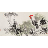 【已售】王向陽(yáng) 四尺作品《守信知廉標(biāo)五德》 當(dāng)代著名畫(huà)家