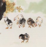 王向陽(yáng) 四尺《母子情深》 當(dāng)代著名畫(huà)家（詢價(jià)）