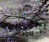 王凌云 四尺斗方《春風(fēng)又綠江南岸》 運(yùn)河藝術(shù)研究院院長(zhǎng)（微信詢價(jià)）