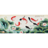 凌雪 小八尺《年年有余》 北京美協會員