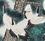 【已售】凌雪 小六尺《松鶴延年》 北京美協會員