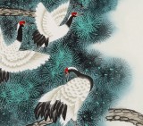 【已售】凌雪 小六尺《松鶴延年》 北京美協會員