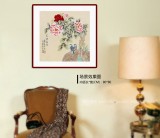凌雪 四尺斗方《花開富貴》 北京美協會員
