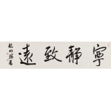 龍開勝 四尺對開《寧靜致遠(yuǎn)》中書協(xié)理事 北京書協(xié)副主席