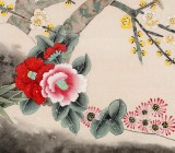 凌雪 四尺斗方《花開爛漫》 北京美協(xié)會員