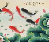 凌雪 小八尺《年年有余》 北京美協(xié)會員