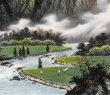 張慧仁 四尺《翠峰連云起》 廣西山水畫家協(xié)會(huì)常務(wù)理事