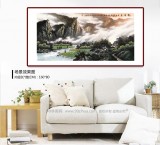 張慧仁 四尺《翠峰連云起》 廣西山水畫家協(xié)會(huì)常務(wù)理事
