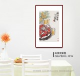 王永剛 四尺三開《蟹肥酒香》 國(guó)家一級(jí)美術(shù)師（詢價(jià)）