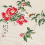 凌雪 四尺斗方《鳥語花香》 北京美協會員