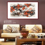趙金鸰 三尺《雪晴圖》清華美院高研班導師（詢價）
