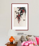 【已售】鄒友蒸 《報春圖》1997年 已故國畫大家