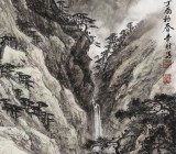 鄒本財 四尺館藏精品岳飛像《忠烈千秋》 公主嶺市美協常務副主席