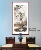 鄒本財(cái) 四尺館藏精品《響鈴公主狩獵圖》公主嶺市美協(xié)常務(wù)副主席