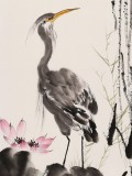 王寶欽 四條屏《清香》 當代花鳥牡丹畫名家（詢價）
