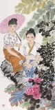 【已售】南海禪寺 妙林居士 四尺《姐妹花》