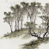 鄒本財 四尺斗方《春之韻》  公主嶺市美協(xié)常務(wù)副主席