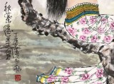 南海禪寺 妙林居士 四尺《秋葉隱美圖》