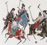王永剛 四尺《大唐風(fēng)采》 國家一級美術(shù)師（詢價(jià)）