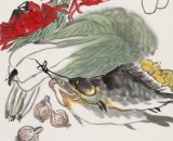 王永剛 四尺三開(kāi)《歲歲重陽(yáng) 今又重陽(yáng)》 國(guó)家一級(jí)美術(shù)師（詢價(jià)）