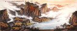 張慧仁 小八尺《金秋神韻圖》 廣西山水畫家協會常務理事