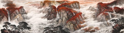 李碧峰 小丈二《萬山紅遍層林盡染》 中國書畫家協(xié)會理事