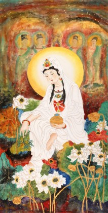 南海禪寺 妙林居士 四尺《觀音大士》
