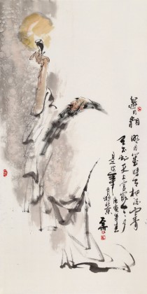 魏武雙精品人物《邀月圖》（詢價）